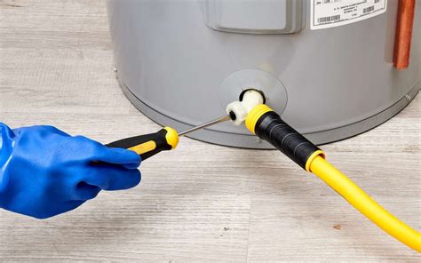 how to drain a electric water heater how to ensure your water heater is properly drained before installation